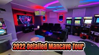 Updates from the end of 2022- Full Gameroom/ mancave/ home theater and gaming setup tour!