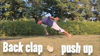 Back Clap Push Up Tutorial | How to Do Back Clap Push Up | Learn Back Clap Push Up Step by Step