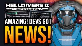 Helldivers 2 - Devs Speak on Enemy Upgrade, DSS & Custom!