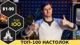ТОП-100 ЛУЧШИХ НАСТОЛЬНЫХ ИГР 2021. Места 81-90. Народный рейтинг и топ Влада.