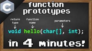 C function prototypes 