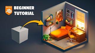 Isometric 3D Room in Blender | Beginner Tutorial