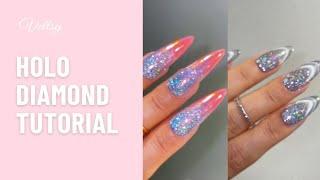 Vettsy Holo Diamond Nail Set Step by Step Tutorial