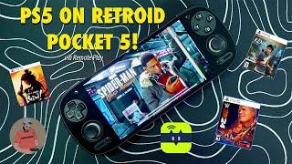 PS5 Remote Play on Retroid Pocket 5 | Chiaki App Gameplay Showcase