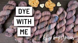 Dye with Me: Cozy Hovel | Lofty Loops Yarns | Hand Dyed Yarn | Speckled Yarn Dyeing | ASMR