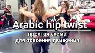 Arabic hip twist. Простая схема для освоения движения. Флорeо, шаги,волна. Tribal Fusion bellydance