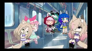 Kitty started having diarrhea on the train/@just_ksuy gacha diarrhea