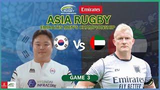 Korea vs UAE:  Asia Rugby Emirates Men's Championship  2025