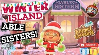 Able Sisters! | Christmas Winter Island | Animal Crossing New Horizons ACNH