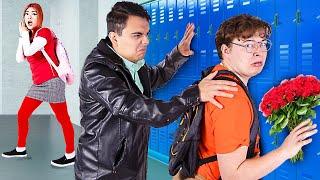 What If My Boyfriend is a BULLY  Crazy Ideas and Situations at School By Crafty Hacks 