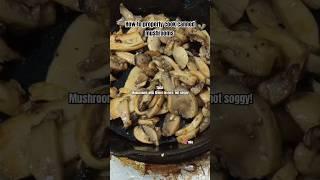 Button How to cook canned mushrooms properly to get that firm texture  soggy #momlife #howtocook