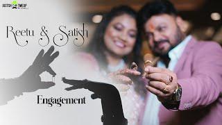 AAJ SAJEYA || ENGAGEMENT HIGHLIGHTS CANDID VIDEO  || REETU & SATISH || JUSTSHOOTMEUP