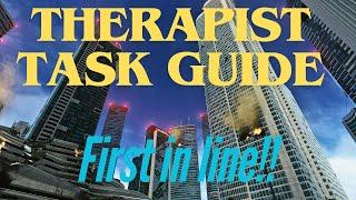 Therapist Task Guide - First in line - Escape from Tarkov