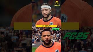 ️ EA FC 25 vs EFOOTBALL 2025 Player Faces Comparison (Comparação de Faces) #shorts #efootball #eafc