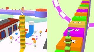 Cube Surfer Gameplay -All Level Gameplay android ios -MUR Games