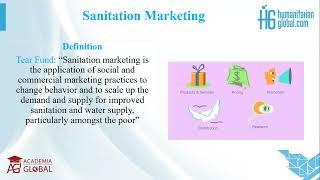 Understanding Sanitation Marketing in Diverse Environments (Humanitarian Global)