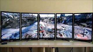 AMD Radeon HD6990 in 5x1 Eyefinity Portrait Mode Gameplay - part 1