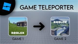 How to make a GAME TELEPORTER | ROBLOX STUDIO (2024)