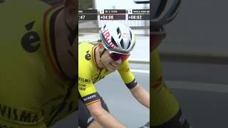 Wout gave 𝗘𝗩𝗘𝗥𝗬𝗧𝗛𝗜𝗡𝗚 for Yates  #shorts #cycling