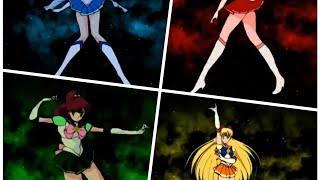 [Solar SailorS]Every Eternal Inner Senshi Transformation and Attacking