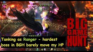 Drakensang Online - Hardest Boss in BGH barely move my HP - Ranger Tank