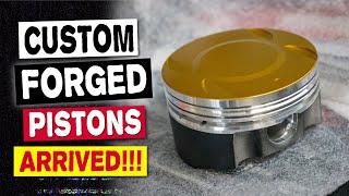 Custom Forged JE Pistons with Ceramic Coating! Turbo 1.8 Chevy Cruze Project | Let's Make Some Boost