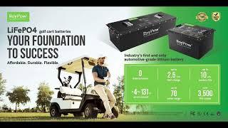 RoyPow Lithium Golf Cart Batteries