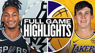 SPURS at LAKERS | FULL GAME HIGHLIGHTS | March 17, 2025