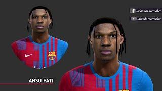  Ansu Fati Face By Orlando Facemaker | PES 2013