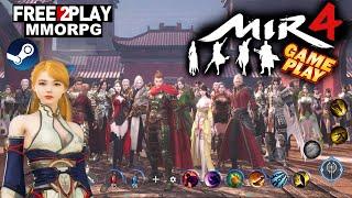 MIR4  Gameplay  PC Steam [ Free to Play ] Fantasy MMORPG game 2021  Ultra HD