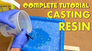 ️ HOW TO CAST EPOXY RESIN: Resin art tutorial ️