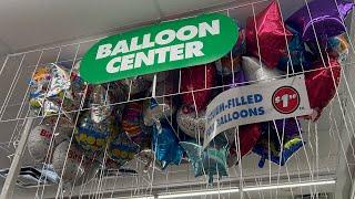 Balloons Display in Rosenberg Texas Dollar Tree #balloons #balloondecor #balloon #dollartree