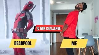 Trying to learn Deadpool Bye Bye Bye NSYNC Dance in 10mins (FULL DANCE)