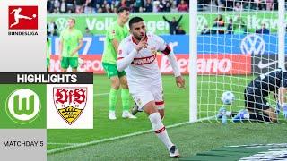 Wolfsburg - VfB Stuttgart  | 2:2 | Zusammenfassung | Bundesliga 2024-25 | wolfsburg stuttgart