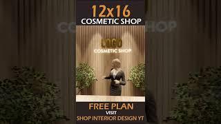 12x16 cosmetic shop interior design | Cosmetic Store Decoration | Cosmetic Shop Furniture Design