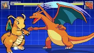 MUGEN SHUMA CHARIZARD(vore) VS DRAGONITE