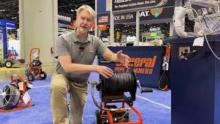 General's JM-1450 electric water jetter quickly clears grease, sand and ice.