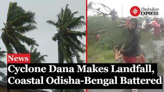 Cyclone Dana: Wind Speeds Reaching Up To 110 kmph Batter Odisha-Bengal Coast