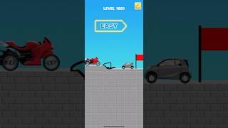 Draw bridge puzzle game level 1661 #gaming #drawing #Shorts