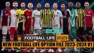 PES 2021 NEW SMOKE PATCH FOOTBALL LIFE OPTION FILE 2023-2024 V1