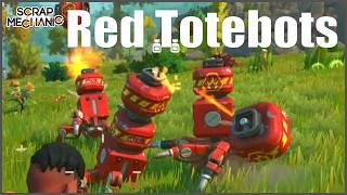 Fully working Red Totebot - Scrap Mechanic