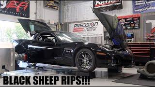 2000hp ZO6 RIPS on the TKM HUB DYNO!!!!