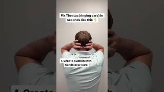 How to STOP TINNITUS In 30 SECONDS