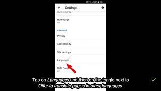 How to turn off the Google Translate pop-up on websites in Chrome - Android