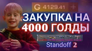 Закупка на 4000 голды в стандофф 2 | ЧТО КУПИТ ШКОЛЬНИК НА 4000 ГОЛДЫ В СТАНДОФФ 2 | Закупка на 4000