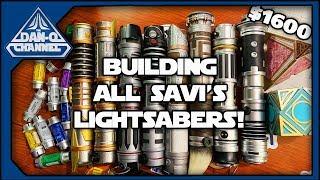 Let's build EVERY SAVI'S CUSTOM LIGHTSABER from Galaxy's Edge