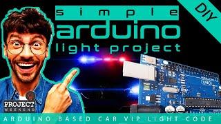 ️ Simple Arduino light project | Arduino led blink | Arduino led pattern code | Arduino VIP light