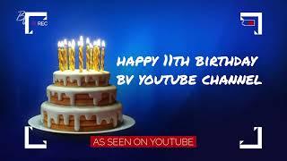 Happy 11th Birthday to our YouTube Channel!