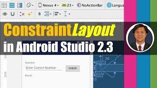 Java Programming for Android: ConstraintLayout in Android Studio
