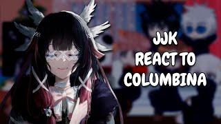 Jujutsu Kaisen React To Columbina || JJK || Genshin Impact || Gacha React